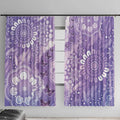 Australia Epilepsy Awareness Window Curtain Purple Butterflies Aboriginal