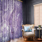 Australia Epilepsy Awareness Window Curtain Purple Butterflies Aboriginal