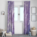 Australia Epilepsy Awareness Window Curtain Purple Butterflies Aboriginal