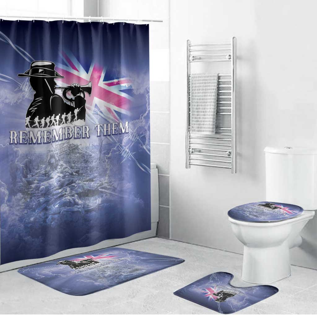 Australia ANZAC Day Bathroom Set Battle Of Passchendaele Remember Them