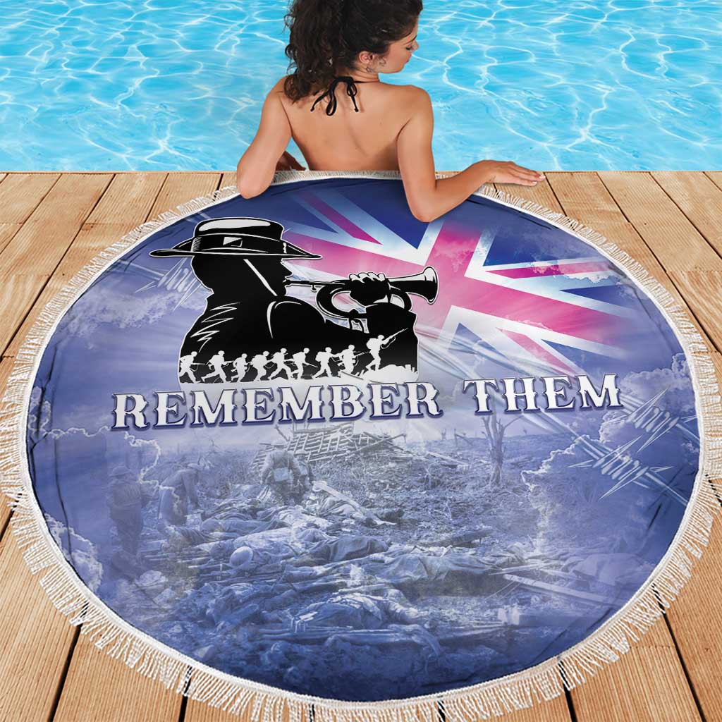 Australia ANZAC Day Beach Blanket Battle Of Passchendaele Remember Them