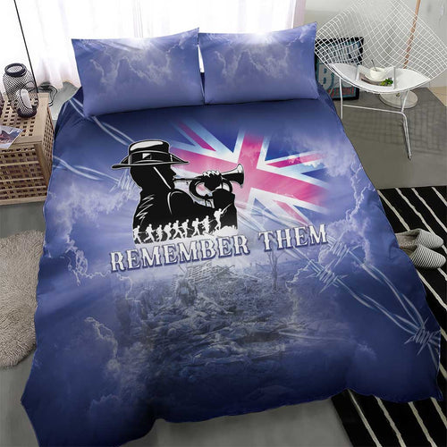 Australia ANZAC Day Bedding Set Battle Of Passchendaele Remember Them