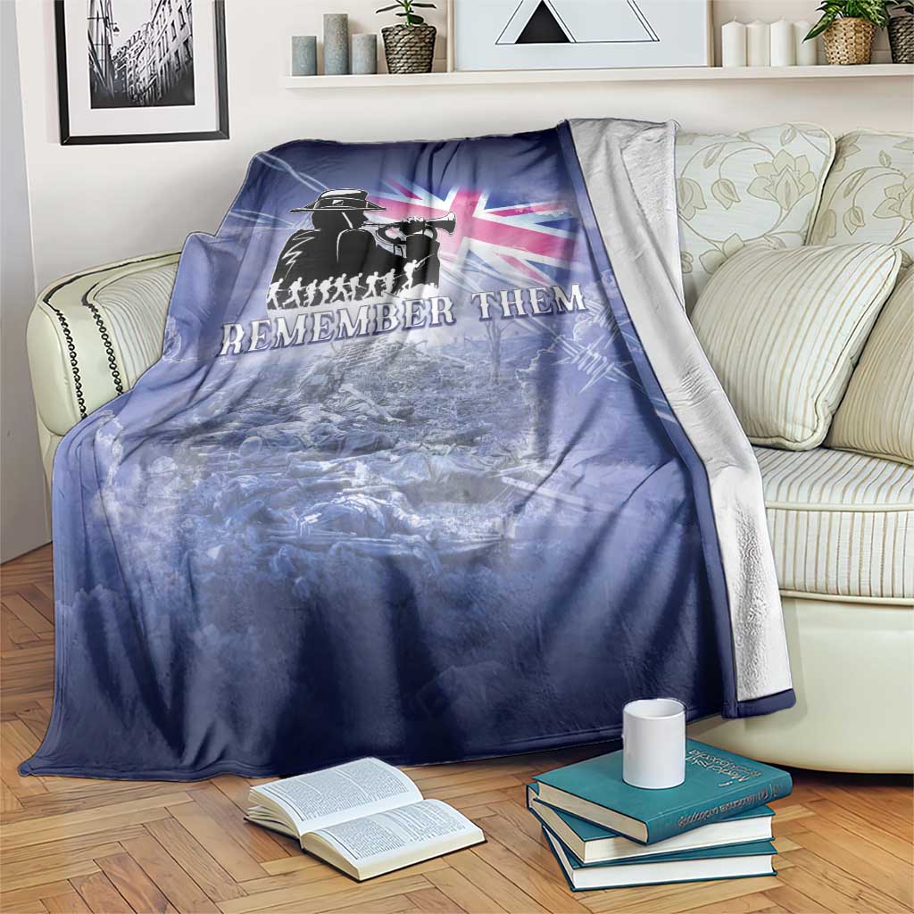 Australia ANZAC Day Blanket Battle Of Passchendaele Remember Them