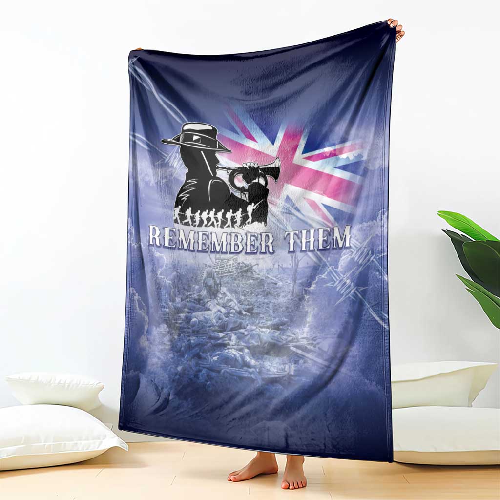 Australia ANZAC Day Blanket Battle Of Passchendaele Remember Them