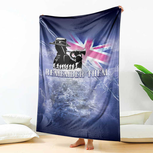 Australia ANZAC Day Blanket Battle Of Passchendaele Remember Them
