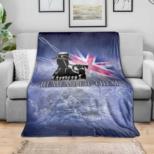 Australia ANZAC Day Blanket Battle Of Passchendaele Remember Them