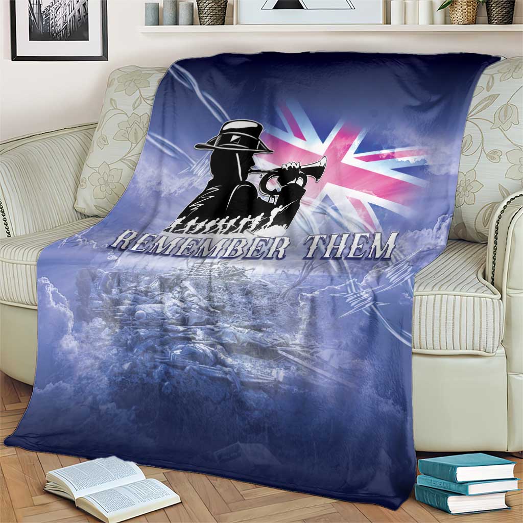 Australia ANZAC Day Blanket Battle Of Passchendaele Remember Them