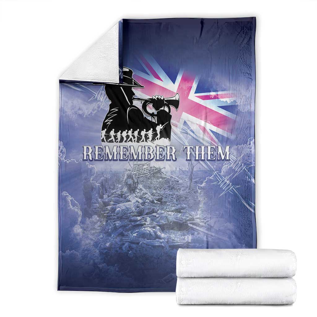 Australia ANZAC Day Blanket Battle Of Passchendaele Remember Them