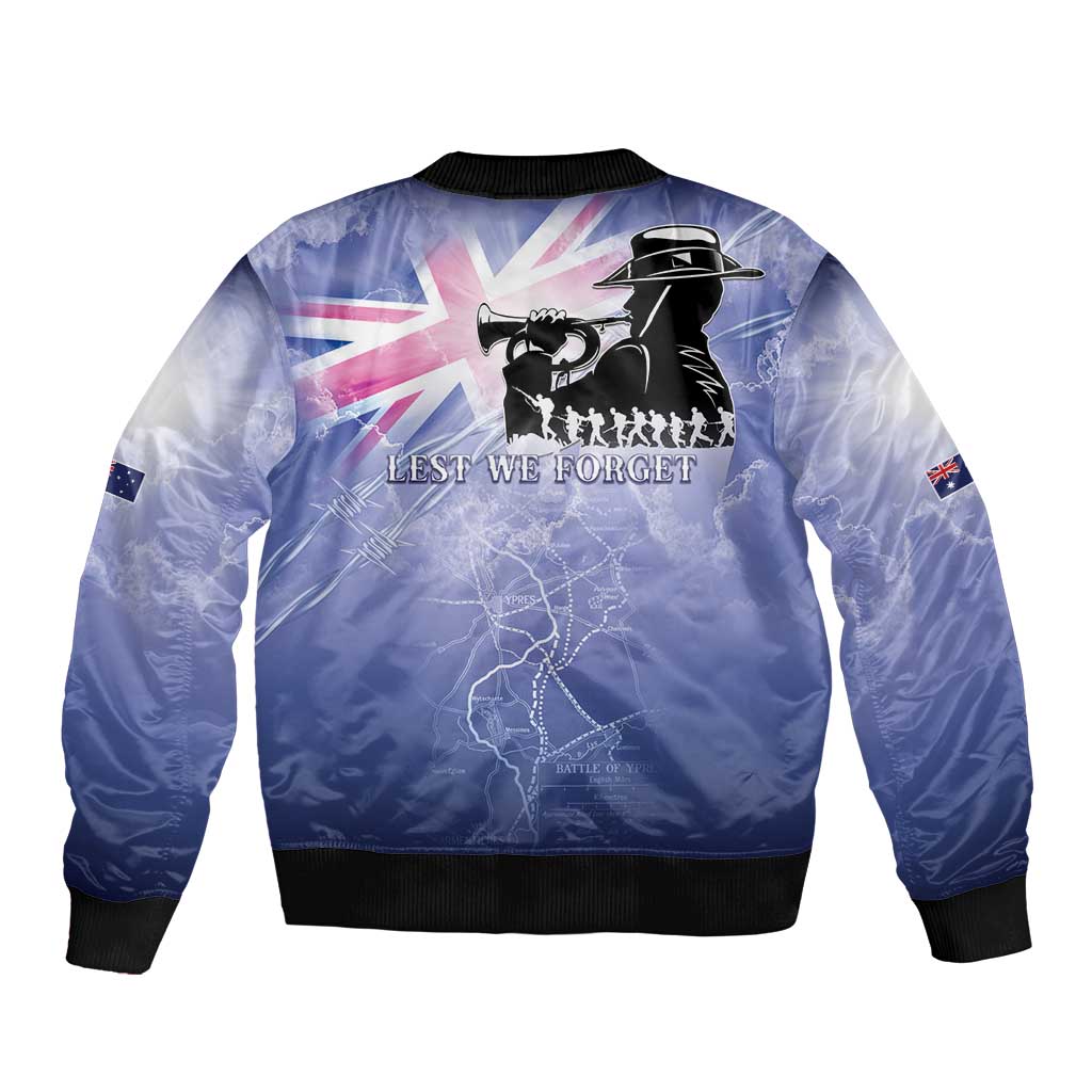 Australia ANZAC Day Bomber Jacket Battle Of Passchendaele Remember Them