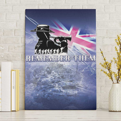 Australia ANZAC Day Canvas Wall Art Battle Of Passchendaele Remember Them