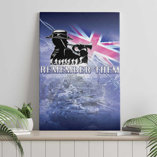 Australia ANZAC Day Canvas Wall Art Battle Of Passchendaele Remember Them