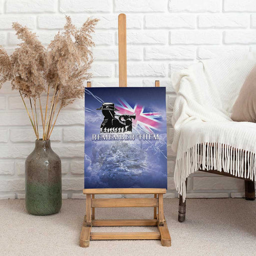 Australia ANZAC Day Canvas Wall Art Battle Of Passchendaele Remember Them