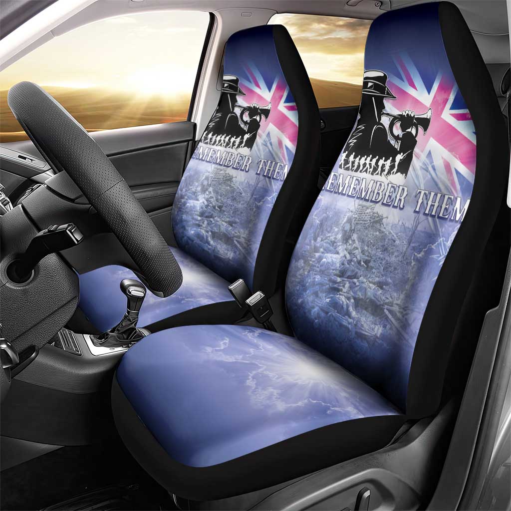 Australia ANZAC Day Car Seat Cover Battle Of Passchendaele Remember Them