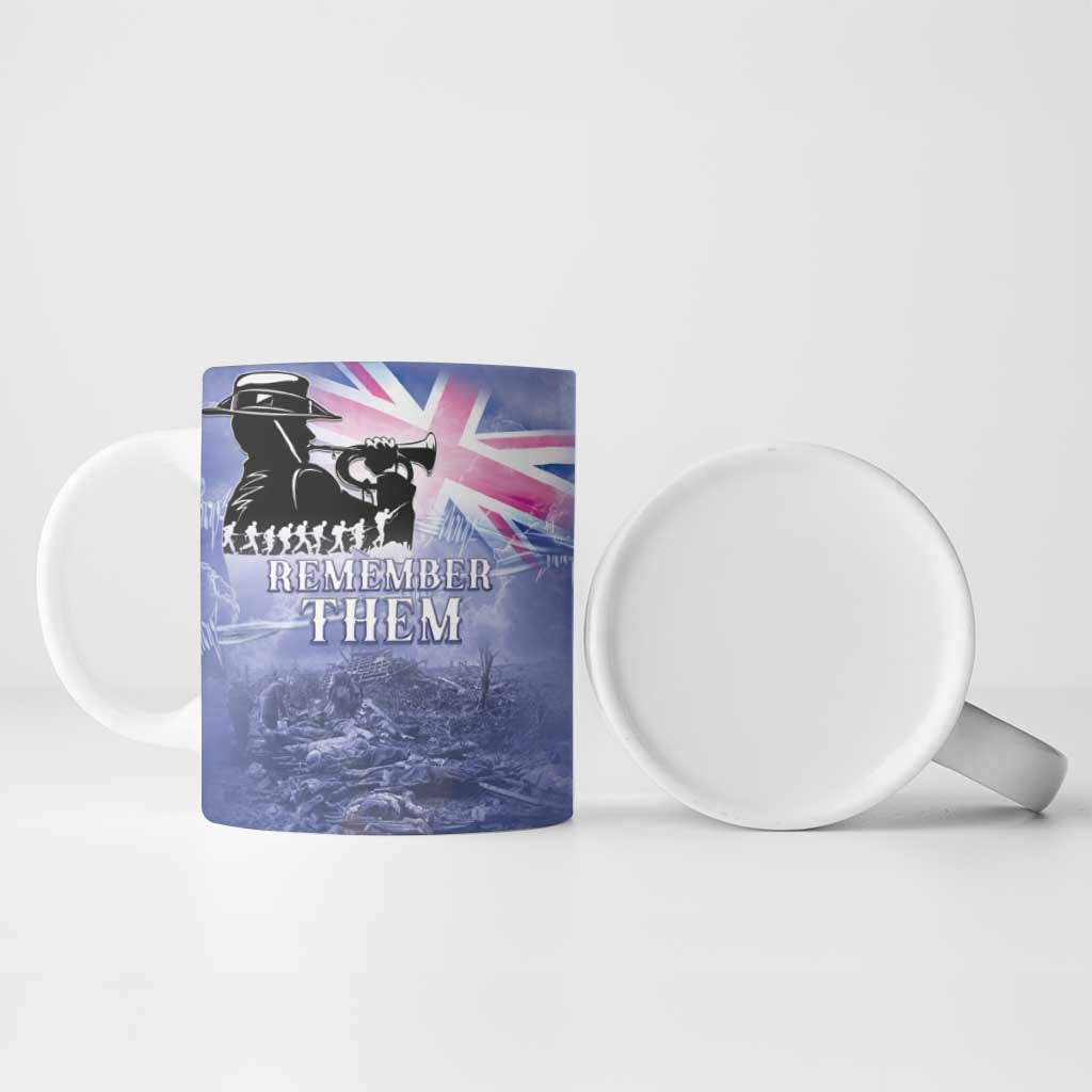 Australia ANZAC Day Ceramic Mug Battle Of Passchendaele Remember Them