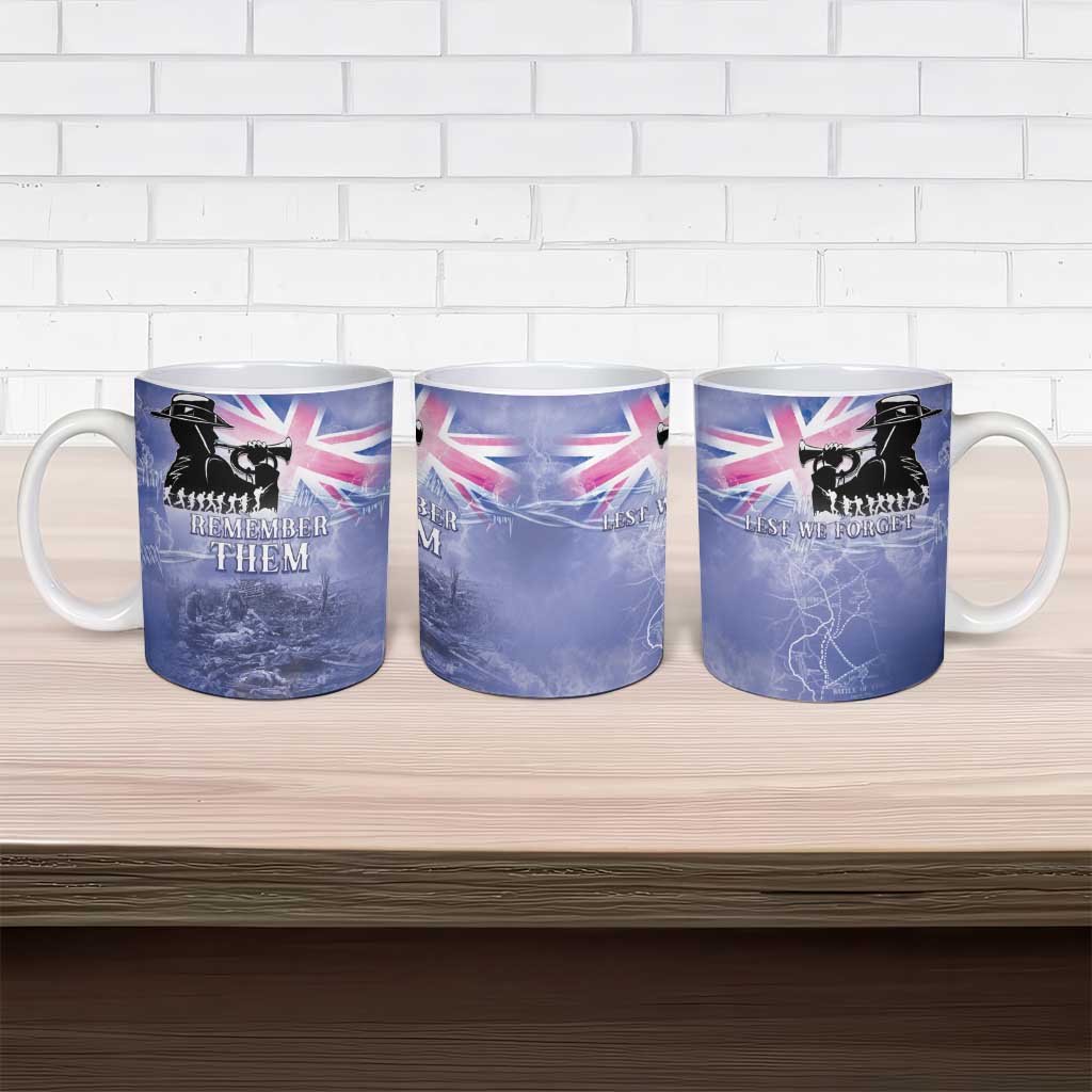 Australia ANZAC Day Ceramic Mug Battle Of Passchendaele Remember Them