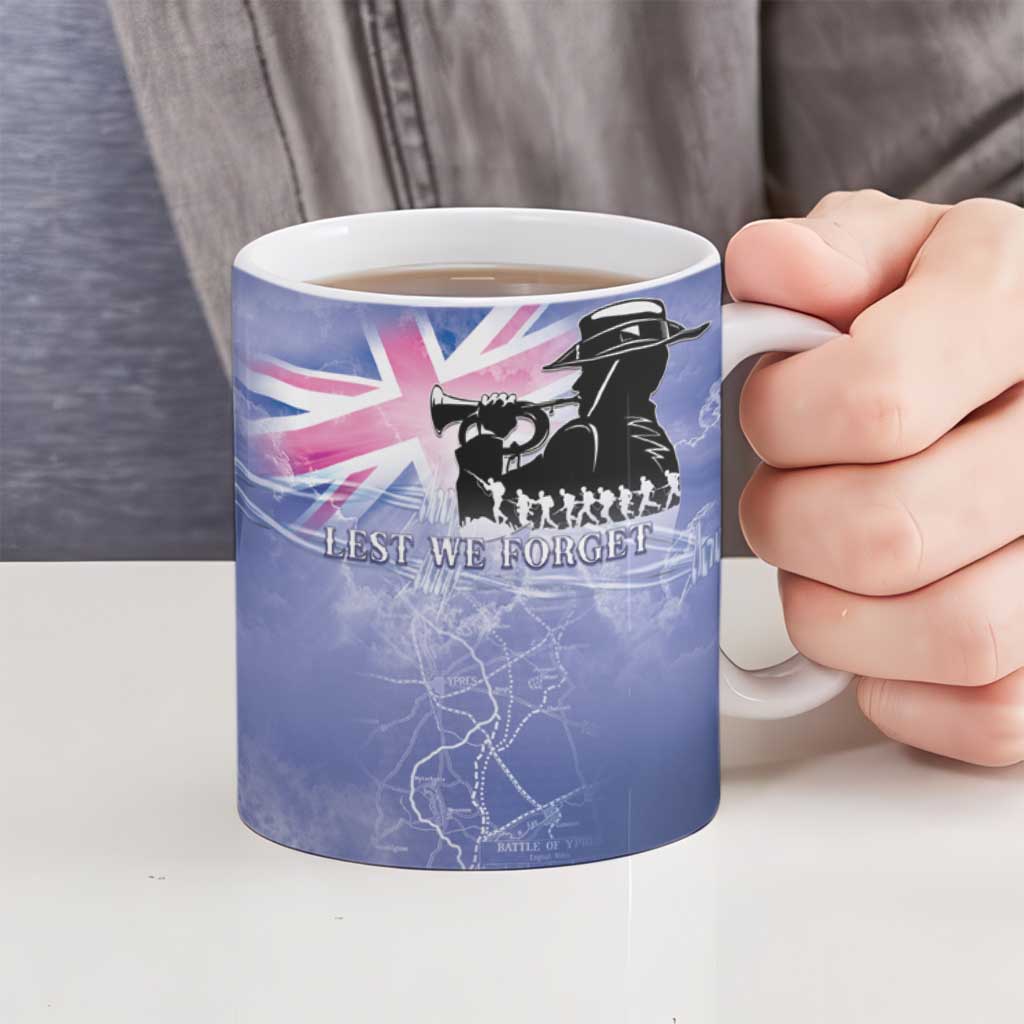 Australia ANZAC Day Ceramic Mug Battle Of Passchendaele Remember Them