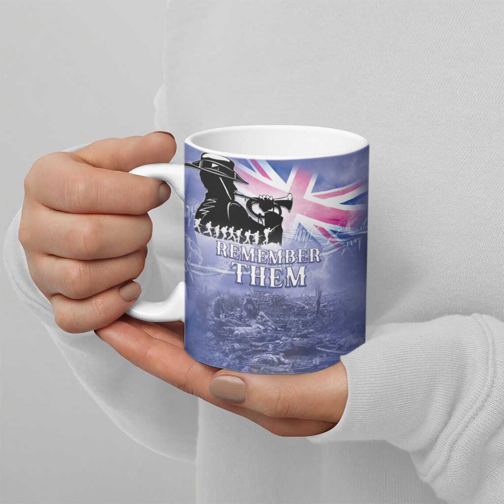 Australia ANZAC Day Ceramic Mug Battle Of Passchendaele Remember Them