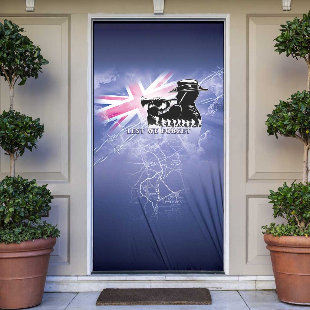 Australia ANZAC Day Door Cover Battle Of Passchendaele Remember Them