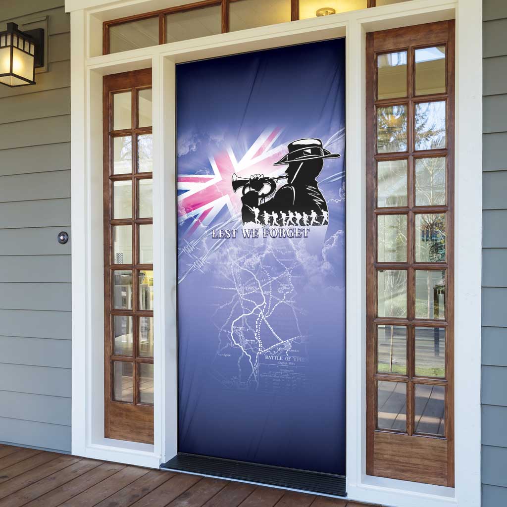 Australia ANZAC Day Door Cover Battle Of Passchendaele Remember Them