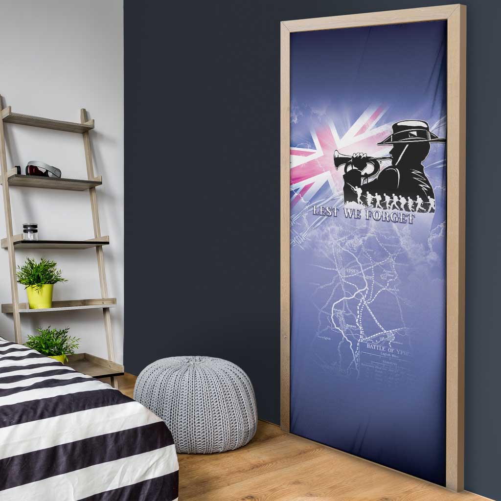 Australia ANZAC Day Door Cover Battle Of Passchendaele Remember Them