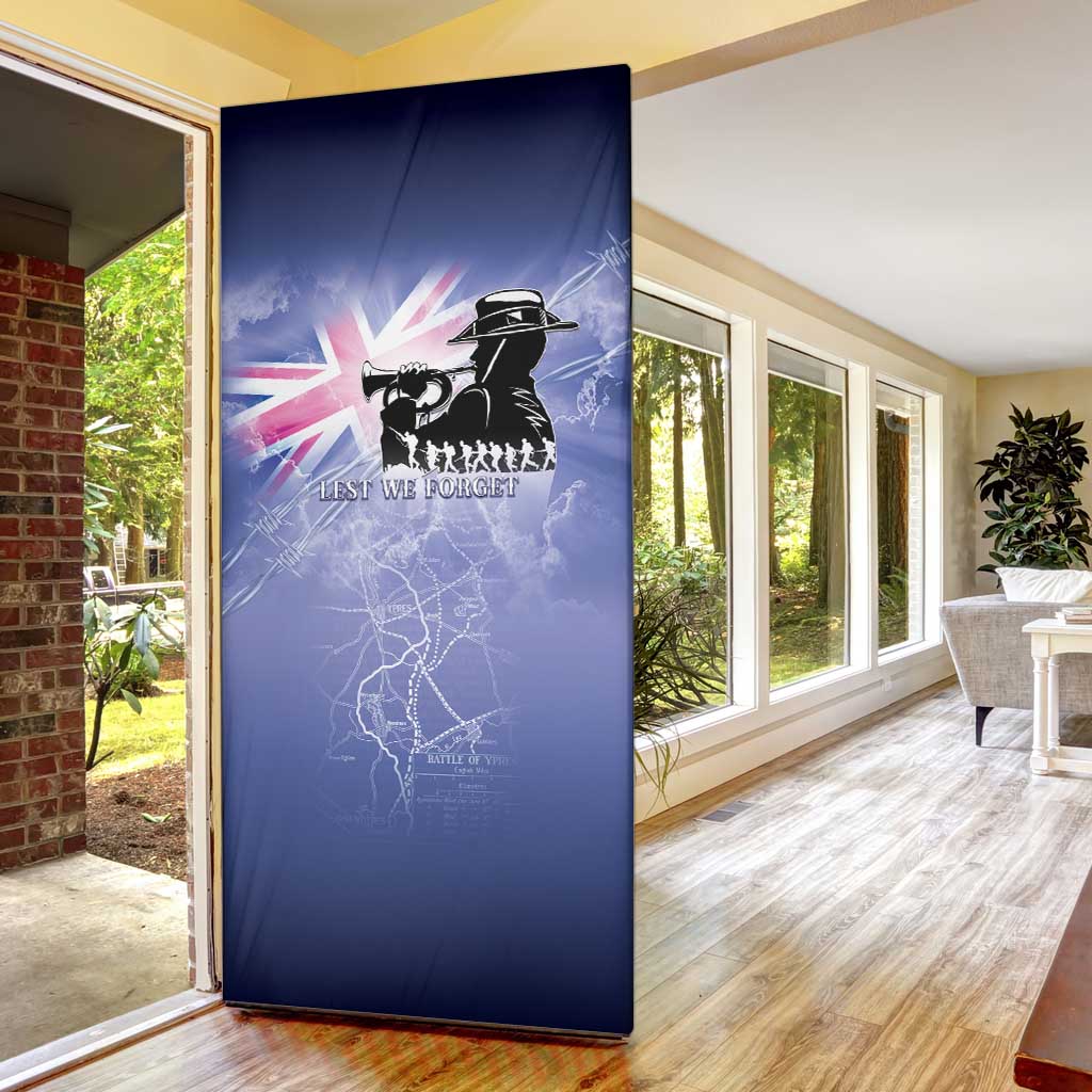 Australia ANZAC Day Door Cover Battle Of Passchendaele Remember Them
