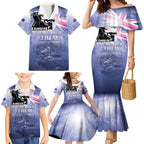 Australia ANZAC Day Family Matching Mermaid Dress and Hawaiian Shirt Battle Of Passchendaele Remember Them