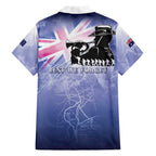 Australia ANZAC Day Family Matching Off Shoulder Maxi Dress and Hawaiian Shirt Battle Of Passchendaele Remember Them