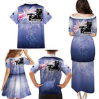 Australia ANZAC Day Family Matching Puletasi and Hawaiian Shirt Battle Of Passchendaele Remember Them