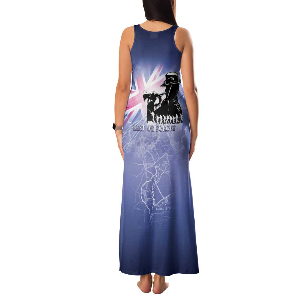 Australia ANZAC Day Family Matching Tank Maxi Dress and Hawaiian Shirt Battle Of Passchendaele Remember Them