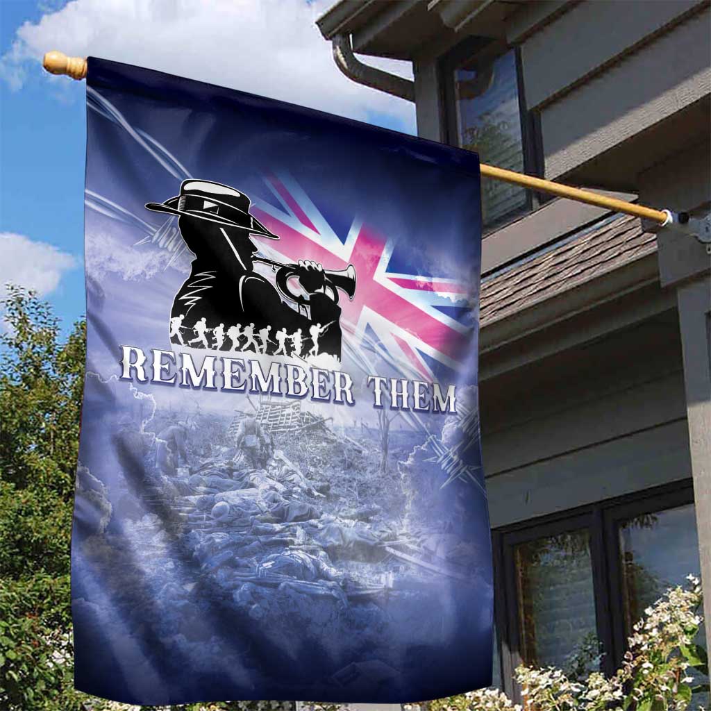 Australia ANZAC Day Garden Flag Battle Of Passchendaele Remember Them