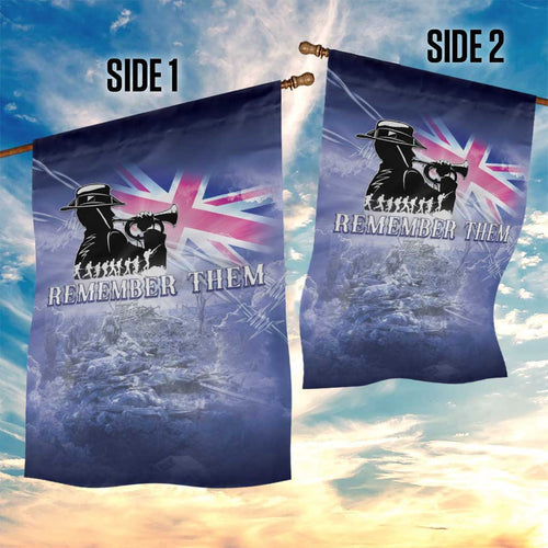 Australia ANZAC Day Garden Flag Battle Of Passchendaele Remember Them