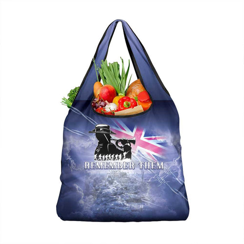 Australia ANZAC Day Grocery Bag Battle Of Passchendaele Remember Them