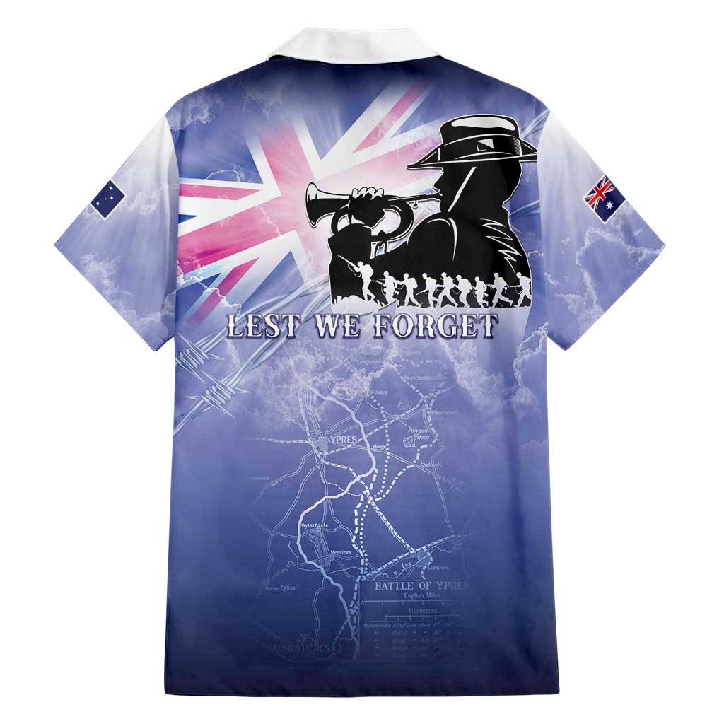 Australia ANZAC Day Hawaiian Shirt Battle Of Passchendaele Remember Them