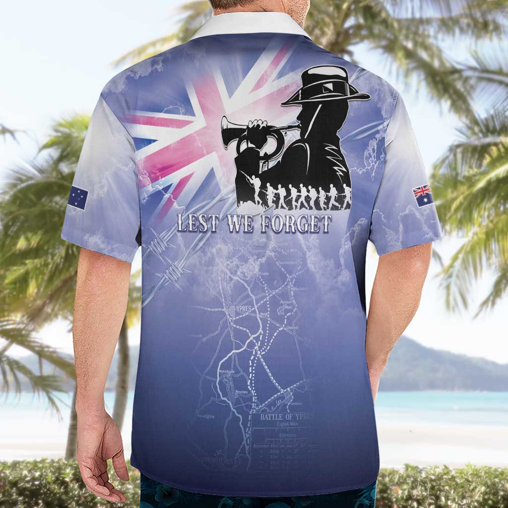 Australia ANZAC Day Hawaiian Shirt Battle Of Passchendaele Remember Them