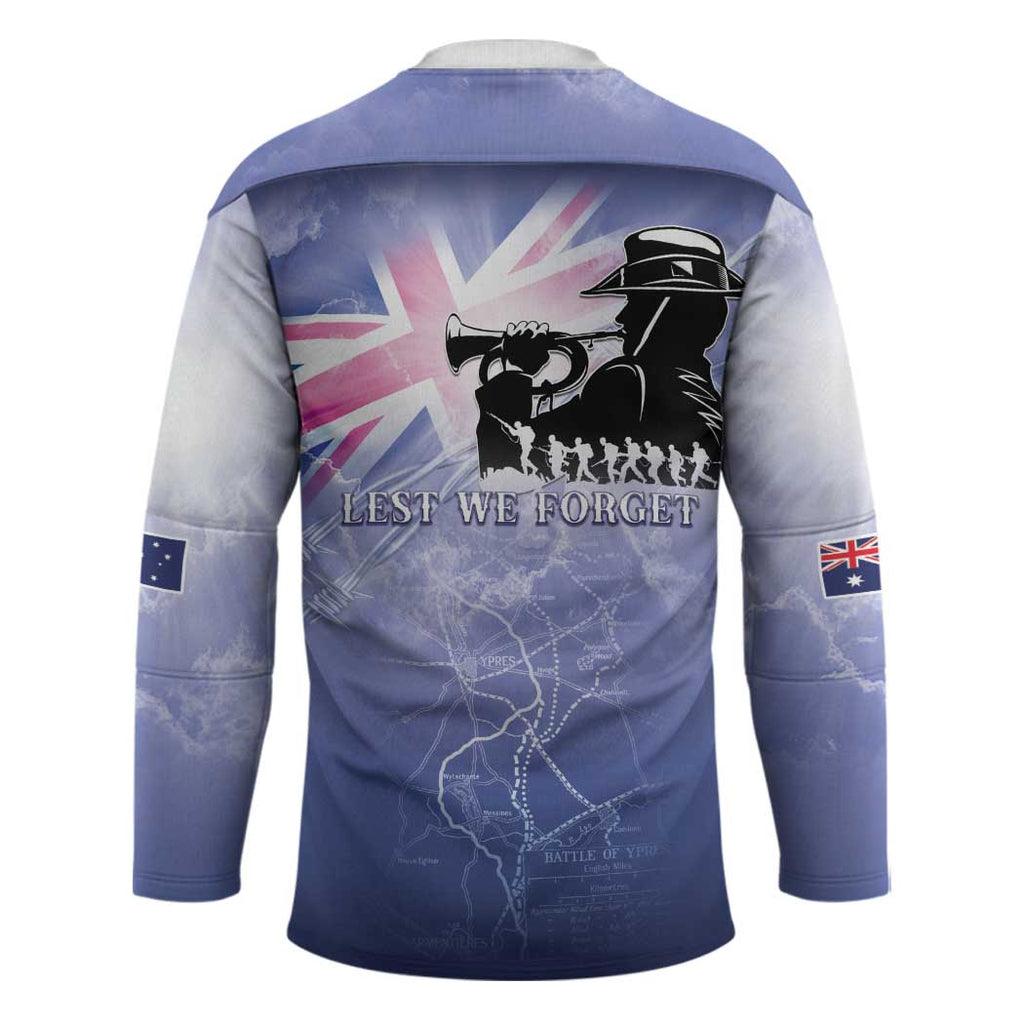 Australia ANZAC Day Hockey Jersey Battle Of Passchendaele Remember Them