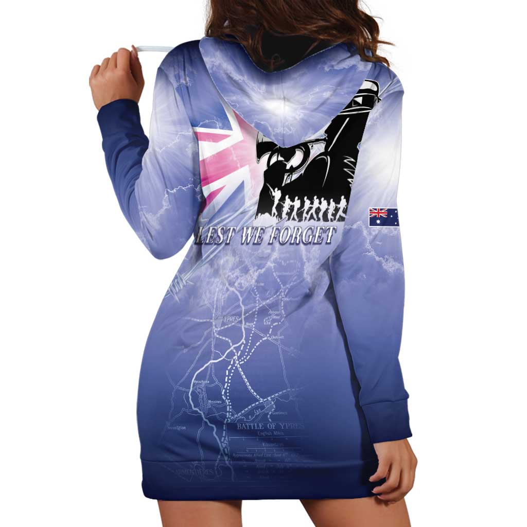 Australia ANZAC Day Hoodie Dress Battle Of Passchendaele Remember Them