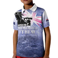 Australia ANZAC Day Kid Polo Shirt Battle Of Passchendaele Remember Them