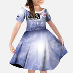 Australia ANZAC Day Kid Short Sleeve Dress Battle Of Passchendaele Remember Them