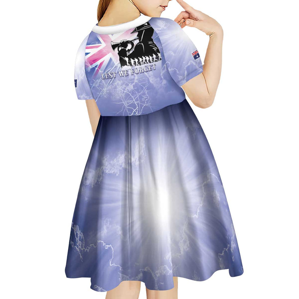 Australia ANZAC Day Kid Short Sleeve Dress Battle Of Passchendaele Remember Them