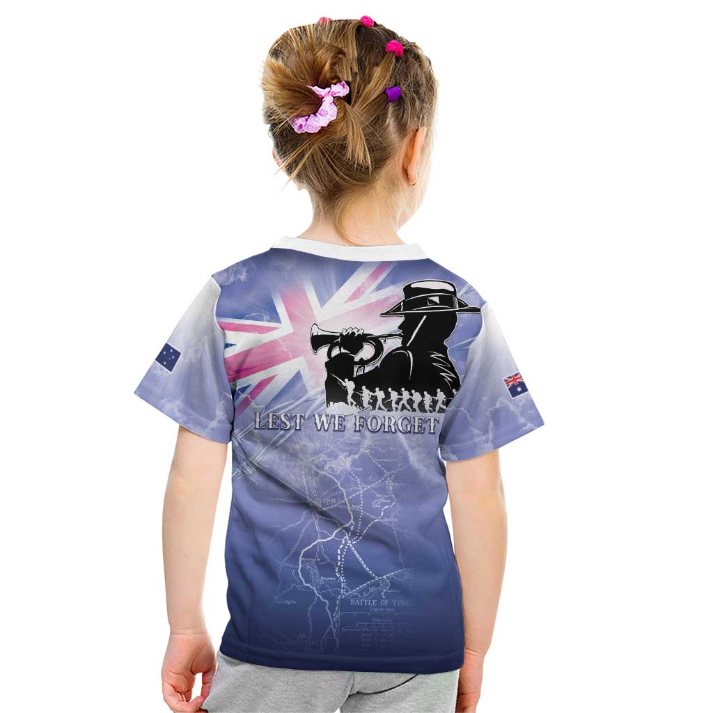 Australia ANZAC Day Kid T Shirt Battle Of Passchendaele Remember Them