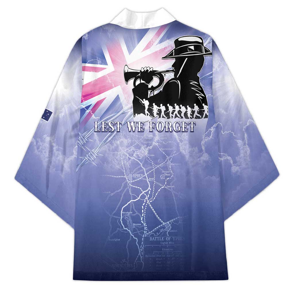Australia ANZAC Day Kimono Battle Of Passchendaele Remember Them