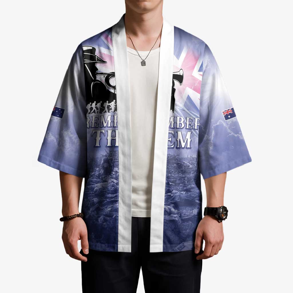 Australia ANZAC Day Kimono Battle Of Passchendaele Remember Them