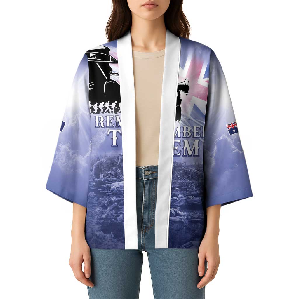 Australia ANZAC Day Kimono Battle Of Passchendaele Remember Them