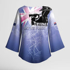 Australia ANZAC Day Kimono Sleeve Blouse Battle Of Passchendaele Remember Them