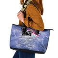 Australia ANZAC Day Leather Tote Bag Battle Of Passchendaele Remember Them