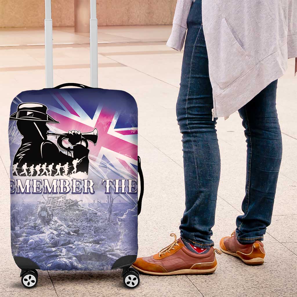 Australia ANZAC Day Luggage Cover Battle Of Passchendaele Remember Them