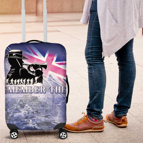 Australia ANZAC Day Luggage Cover Battle Of Passchendaele Remember Them
