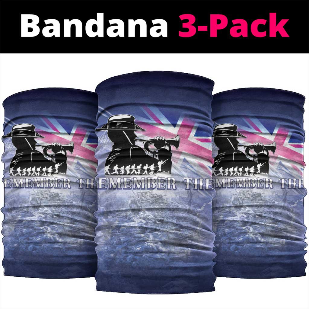 Australia ANZAC Day Neck Gaiter Battle Of Passchendaele Remember Them