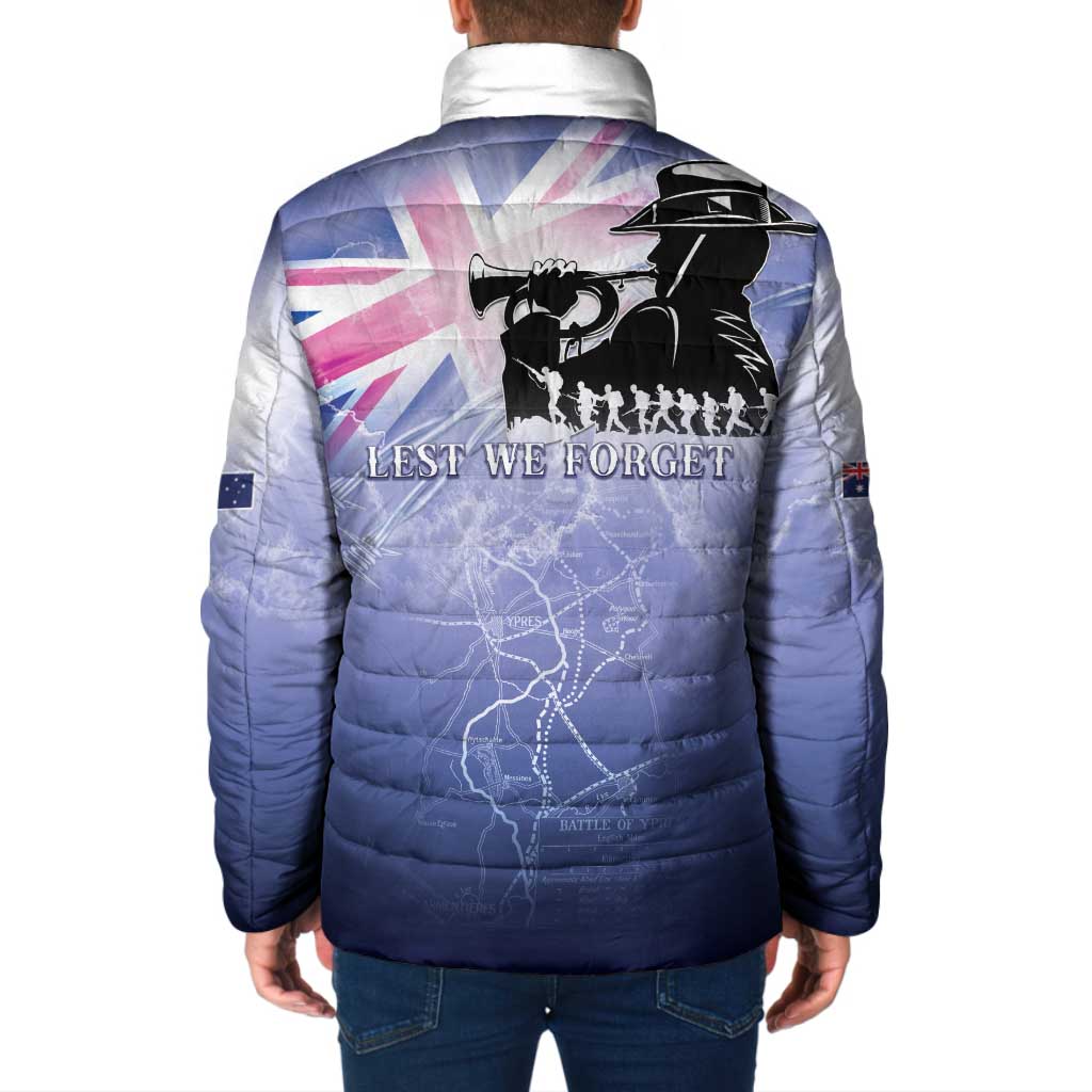 Australia ANZAC Day Padded Jacket Battle Of Passchendaele Remember Them