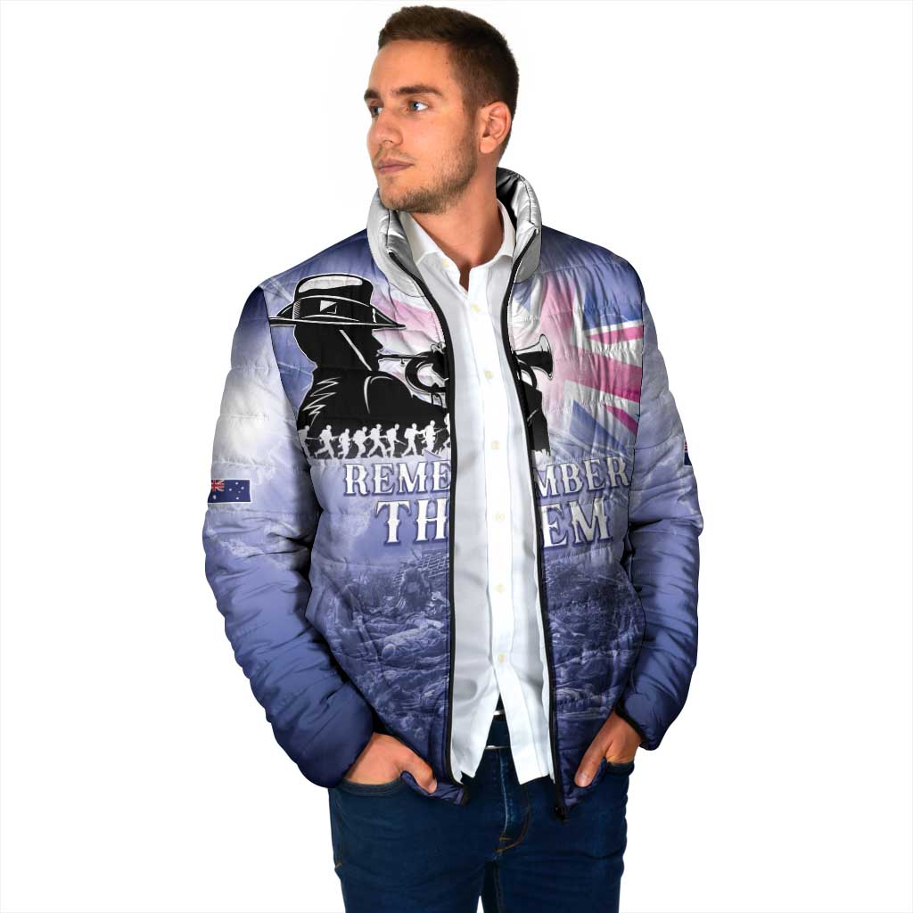 Australia ANZAC Day Padded Jacket Battle Of Passchendaele Remember Them